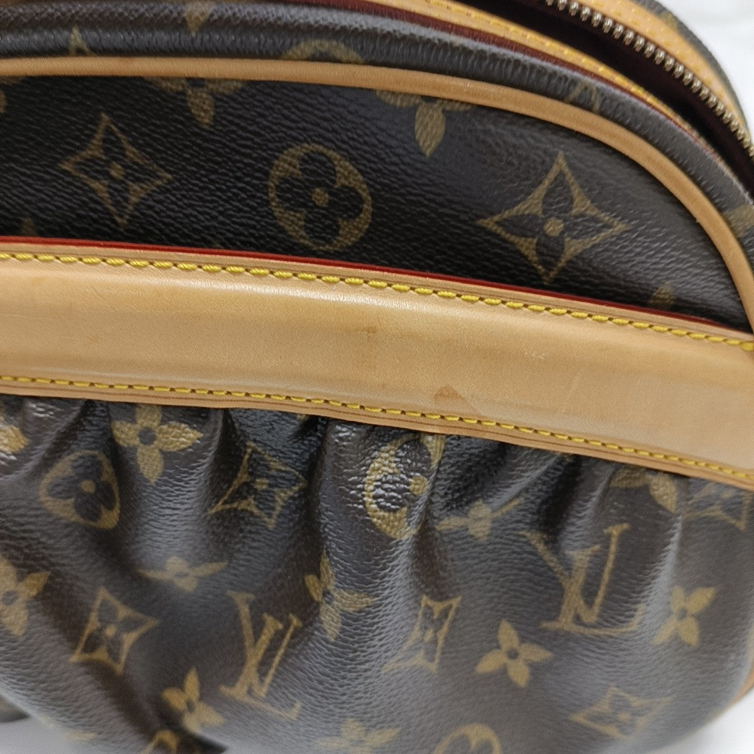 KLARA Monogram Coated Canvas Brown