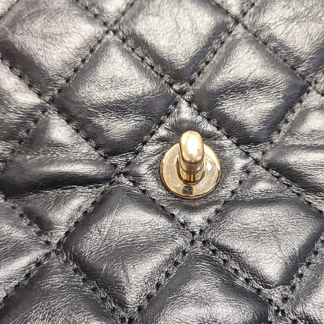 TRENDY CC Quilted Calfskin Black