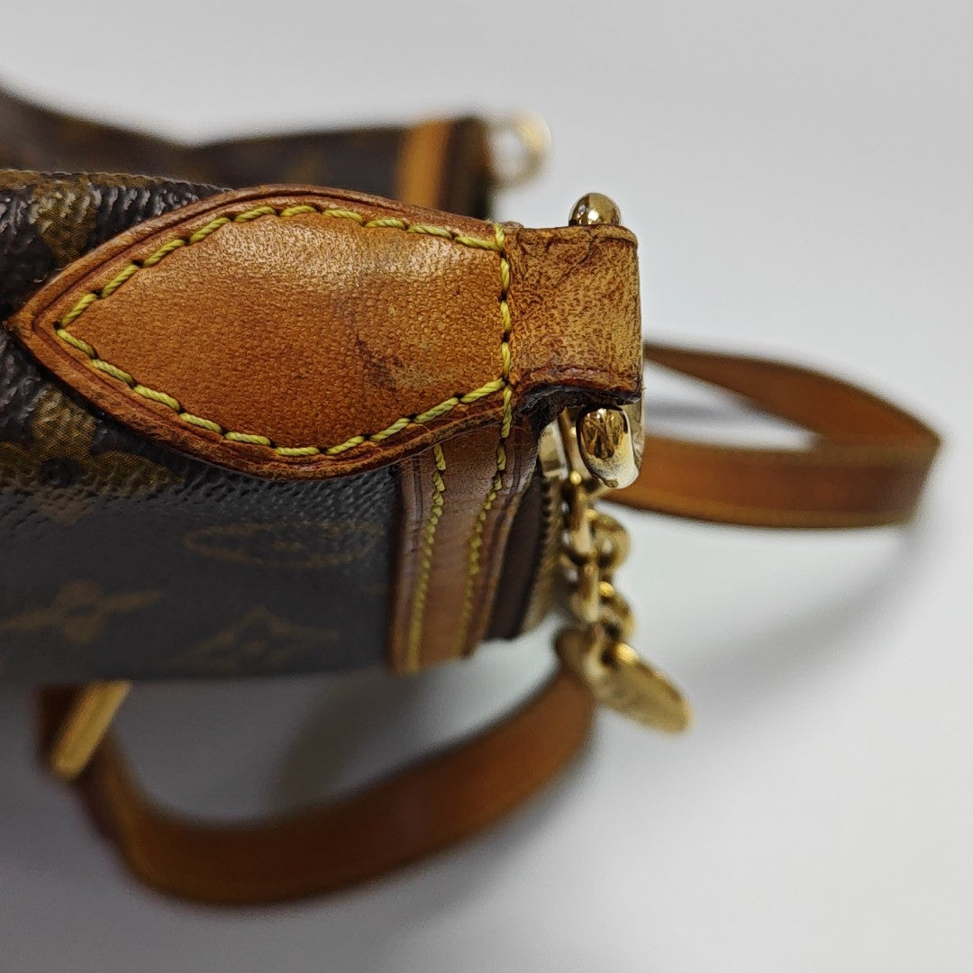 PALERMO PM Monogram Coated Canvas Brown