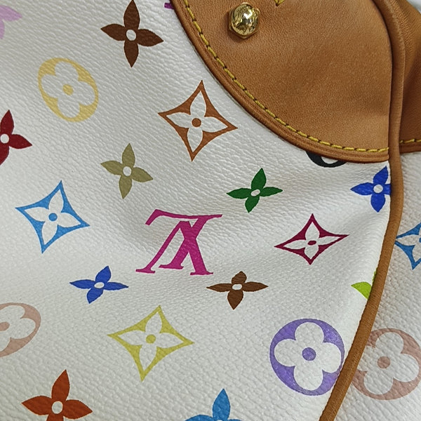 LV × TM GRETA Monogram Coated Canvas White