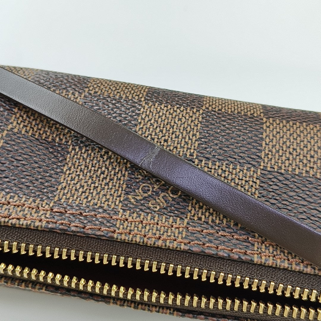 PAPILLON Mini Damier Ebene Coated Canvas Brown