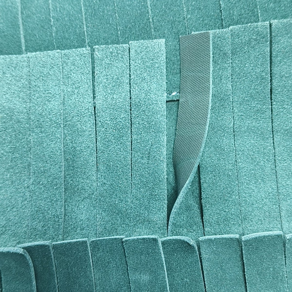Suede Clutch Green