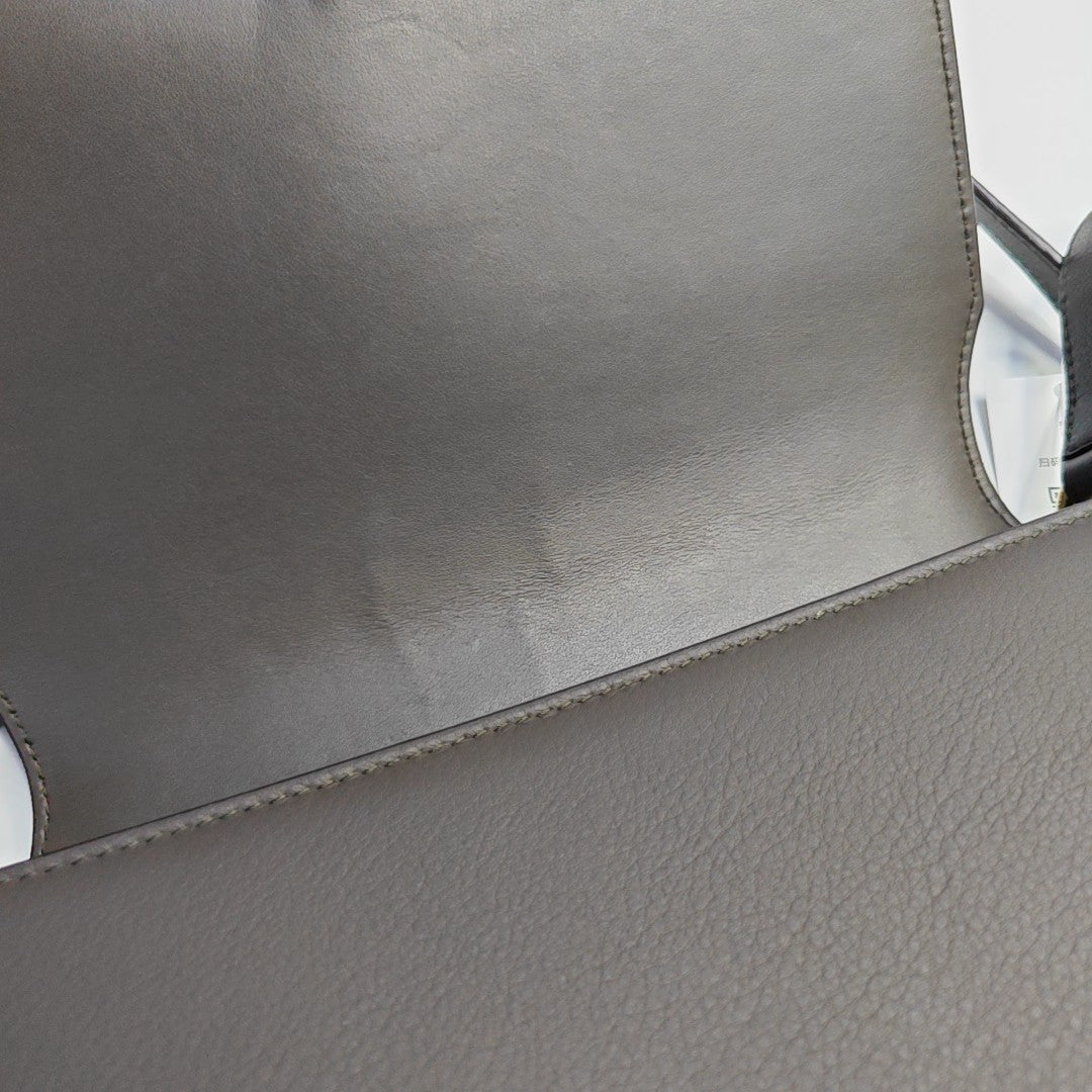 Gancini Calfskin Gray