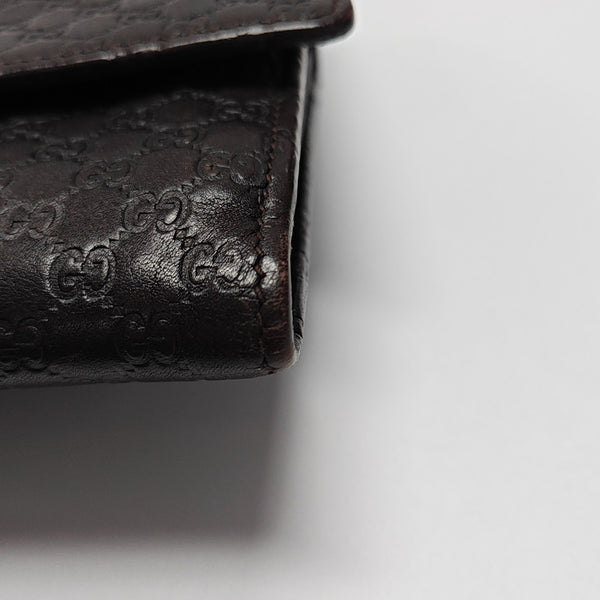 Ligne Shima Monogram Calfskin Brown