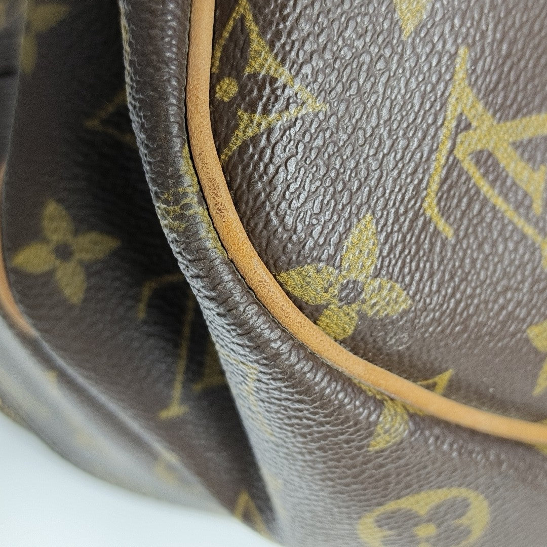 ALIZÉ Monogram Coated Canvas Brown