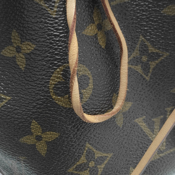 NÉONOÉ Nano Monogram Coated Canvas Brown