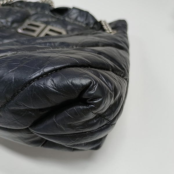 Crush Quilted Calfskin Black