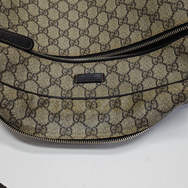 Monogram Coated Canvas Shoulder Bag Brown