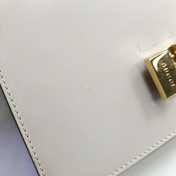 Sylvie Mini Calfskin White