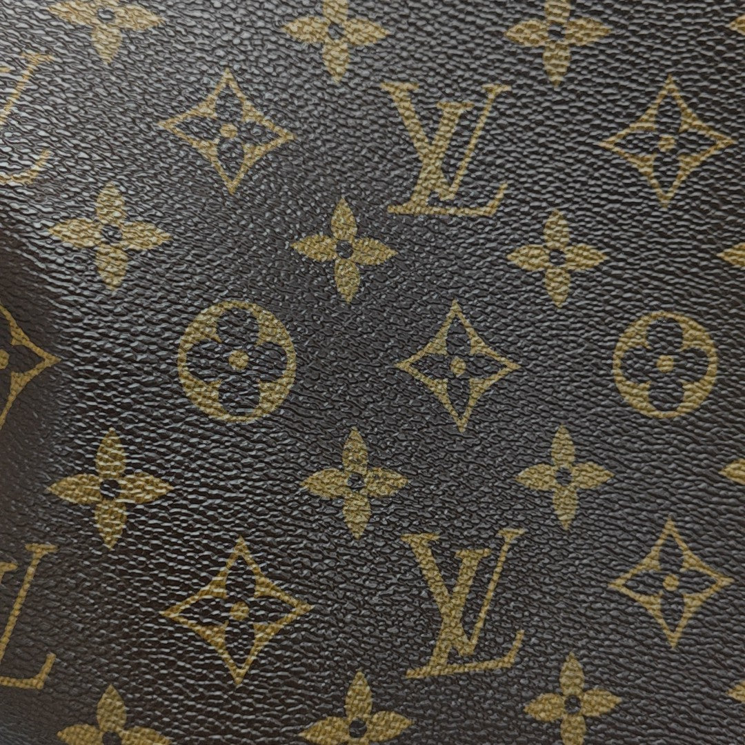 NEVERFULL GM Monogram Coated Canvas Brown