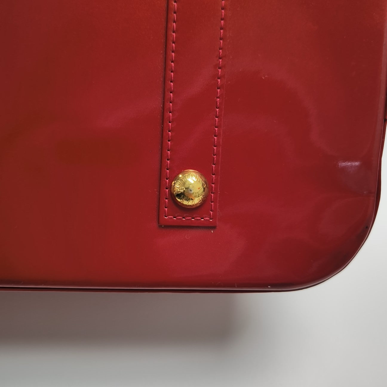 ALMA GM Monogram Calfskin Red