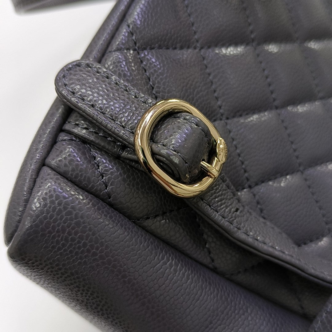 DUMA Quilted Calfskin Gray