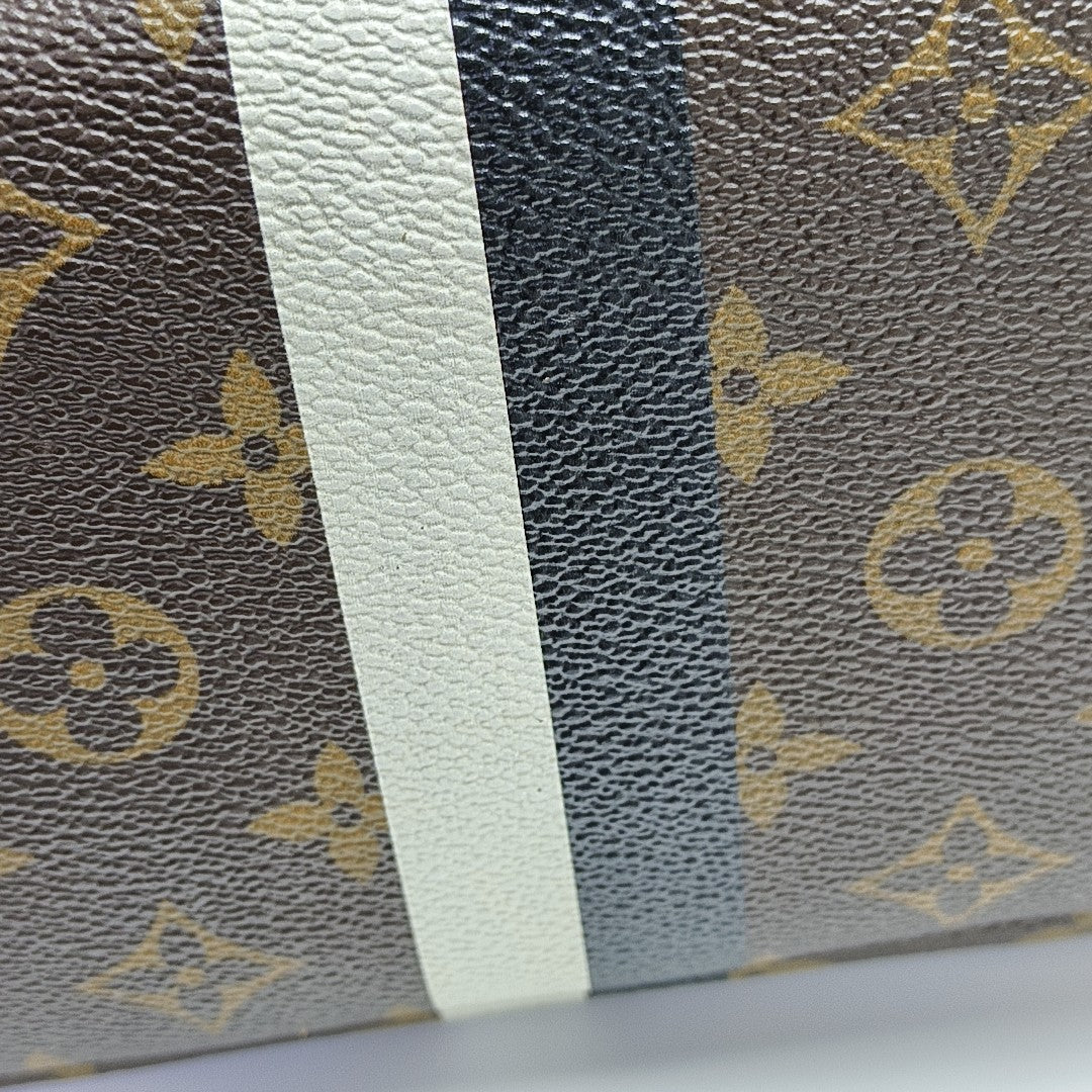 NEVERFULL PM Monogram Coated Canvas Brown
