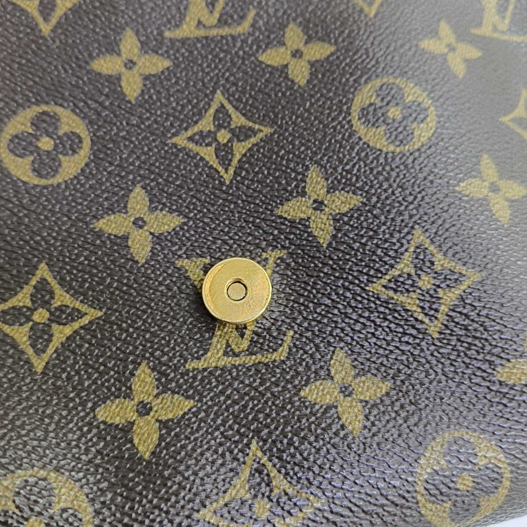 MUSETTE TANGO Monogram Coated Canvas Brown
