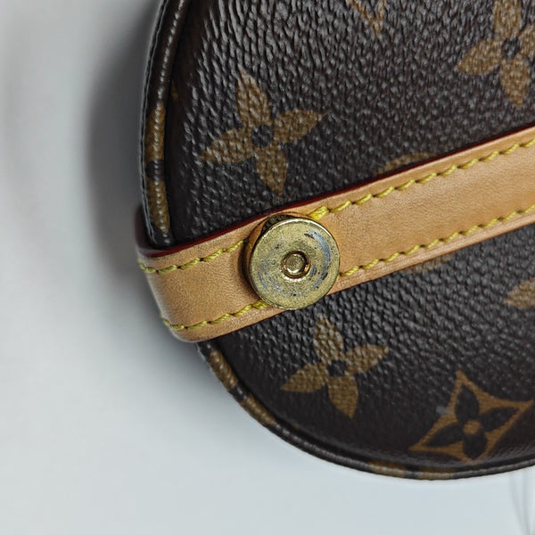 CHANTILLY Mini Monogram Coated Canvas Brown