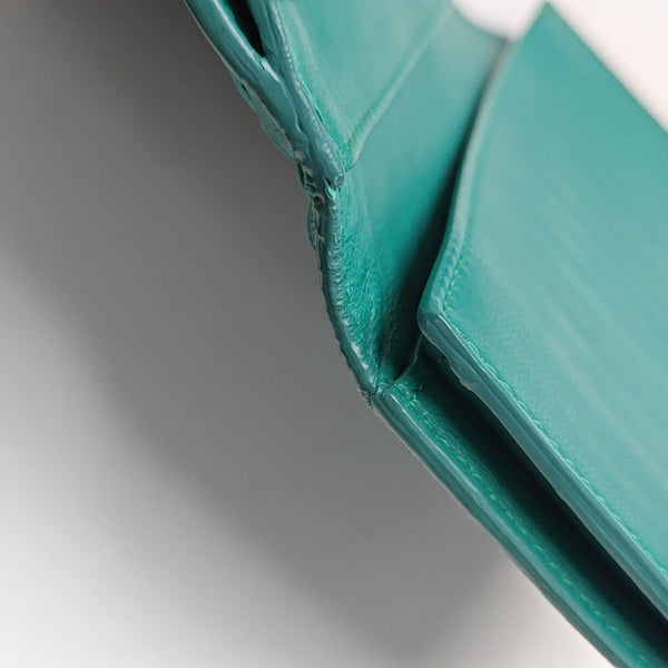 Lambskin Wallet Green