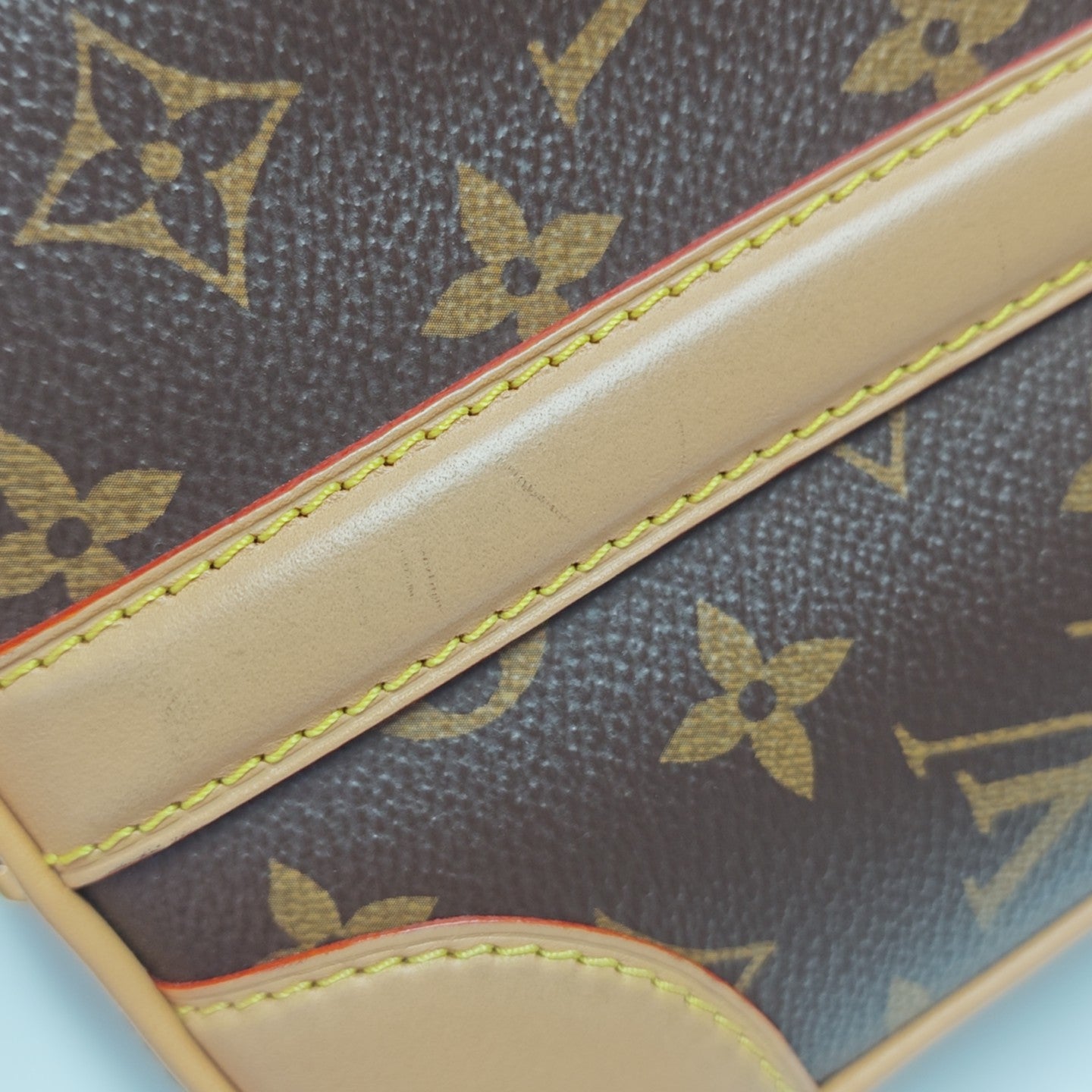 LUGGAGE Monogram Coated Canvas Brown