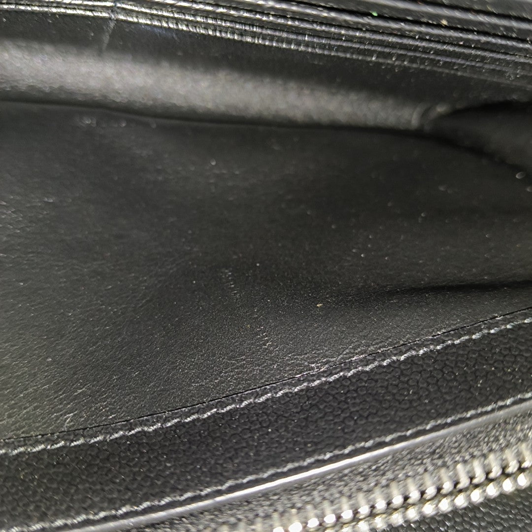 MONOGRAM Medium Chevron Calfskin Black