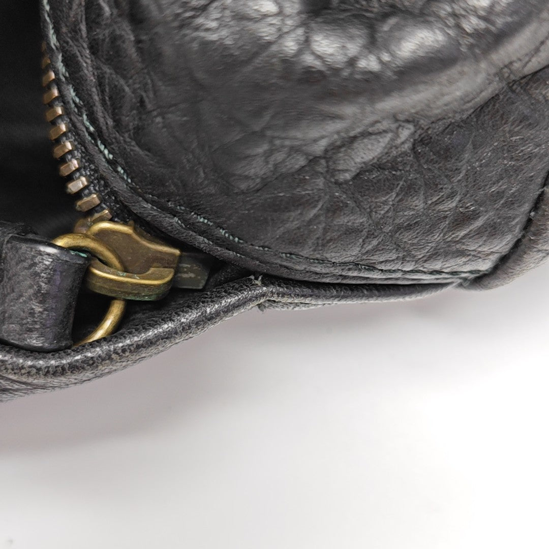 Leather Backpack Black