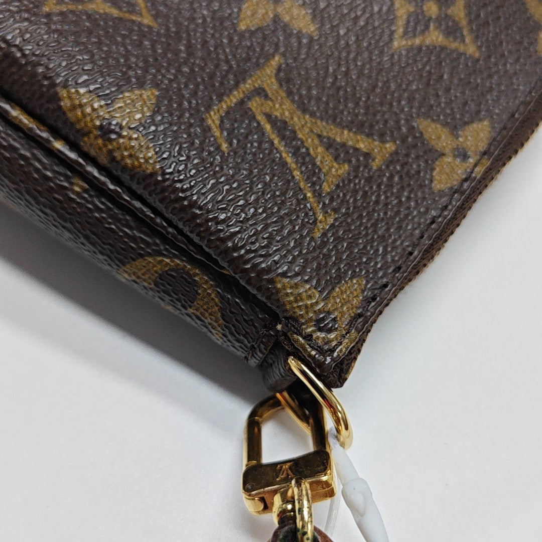 ACCESSOIRES Monogram Coated Canvas Brown