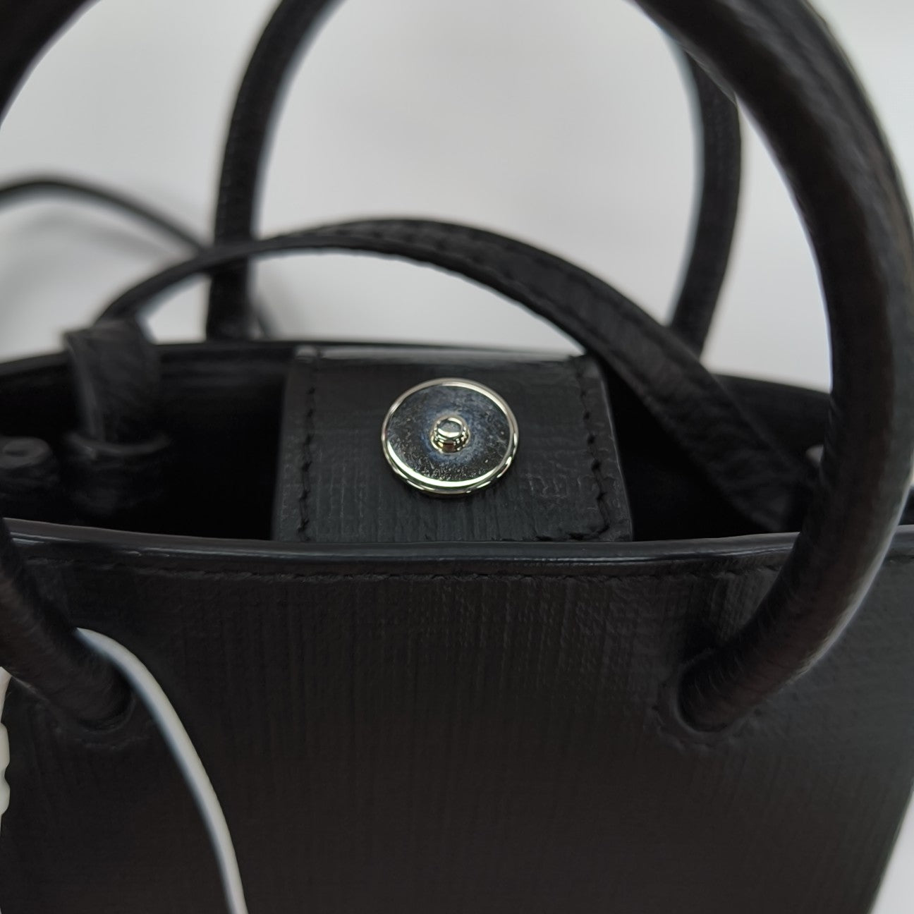 Shopping Bag Calfskin Gray