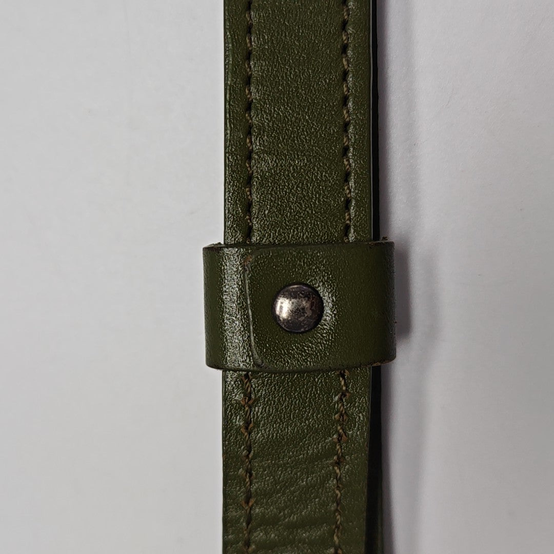 Special Material Shoulder Bag Green
