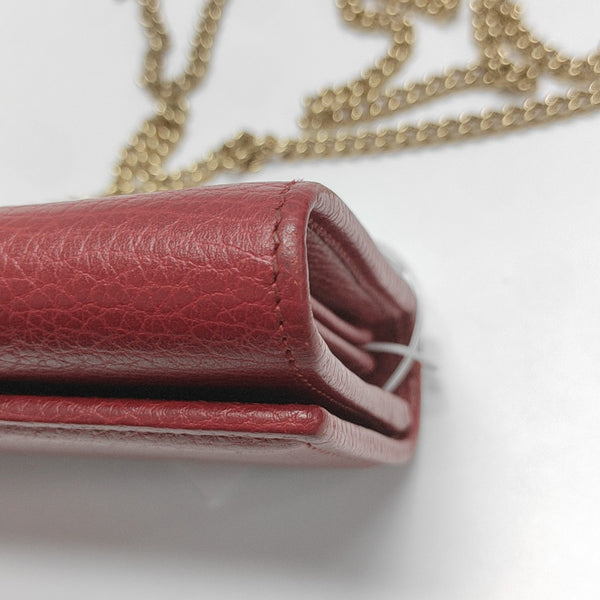 GG Marmont Super Mini Calfskin Red