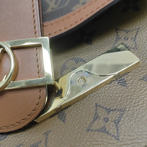 DAUPHINE MM Monogram Coated Canvas Brown
