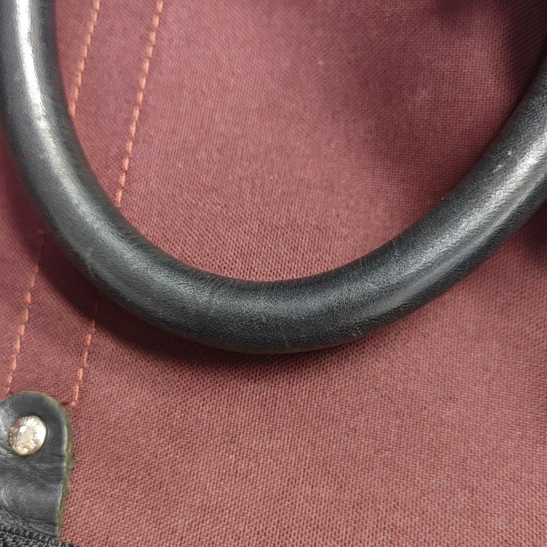 KEEPALL 55 Monogram Coated Canvas Brown