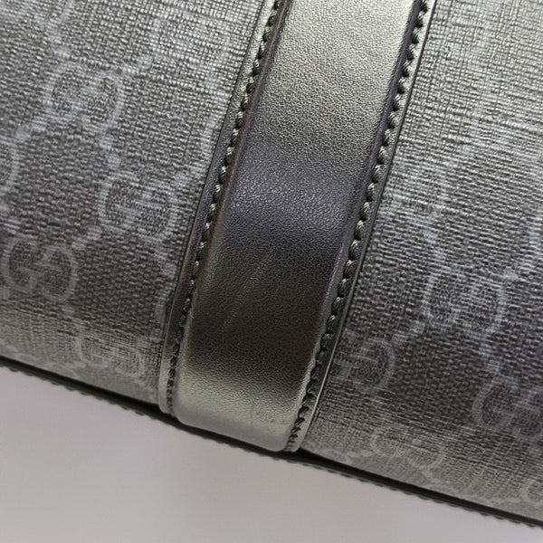 Monogram Coated Canvas Shoulder Bag Black
