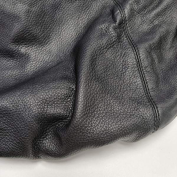 Calfskin Shoulder Bag Black