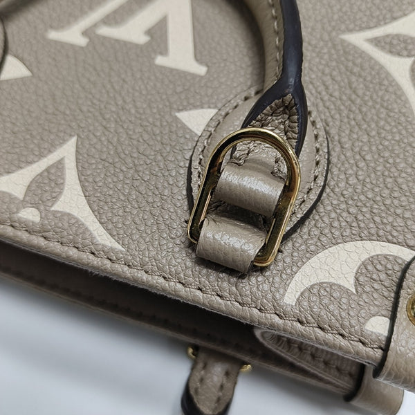 ONTHEGO BB Monogram Calfskin Gray