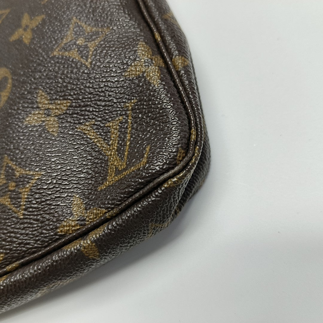 ACCESSOIRES Monogram Coated Canvas Brown