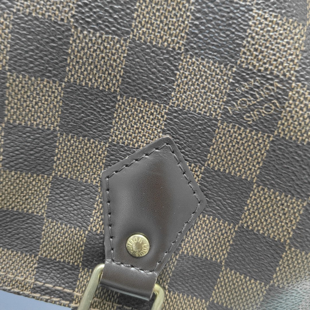 SPEEDY 30 Damier Ebene Coated Canvas Brown