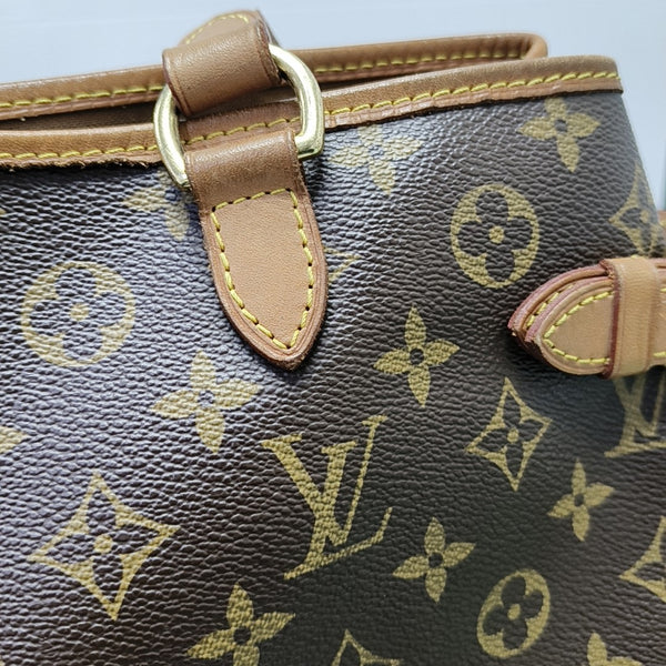 BATIGNOLLES GM Monogram Coated Canvas Brown