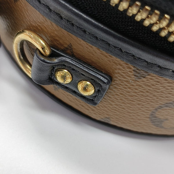 BOITE CHAPEAU Mini Monogram Coated Canvas Brown