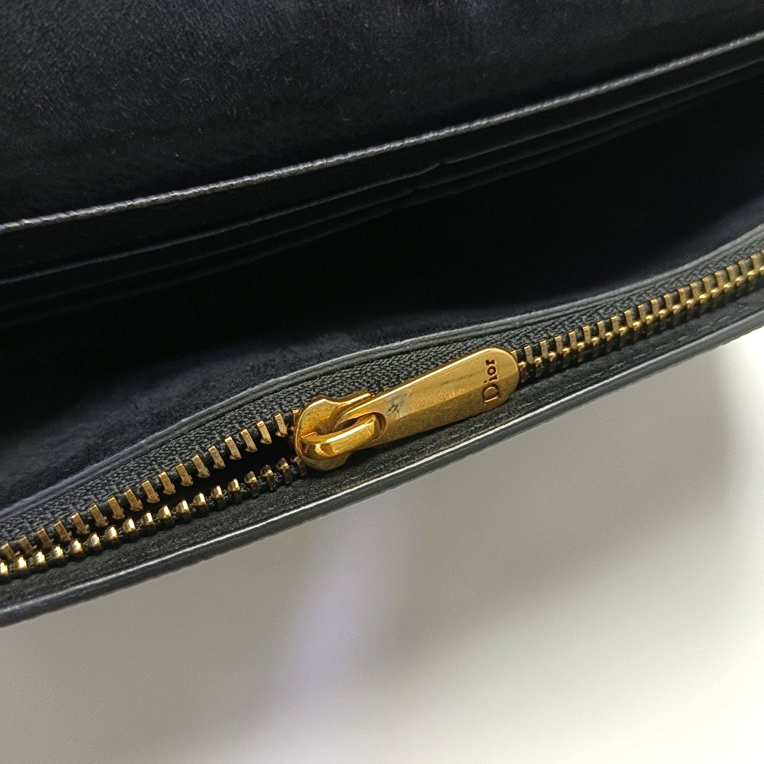 Saddle Calfskin Black