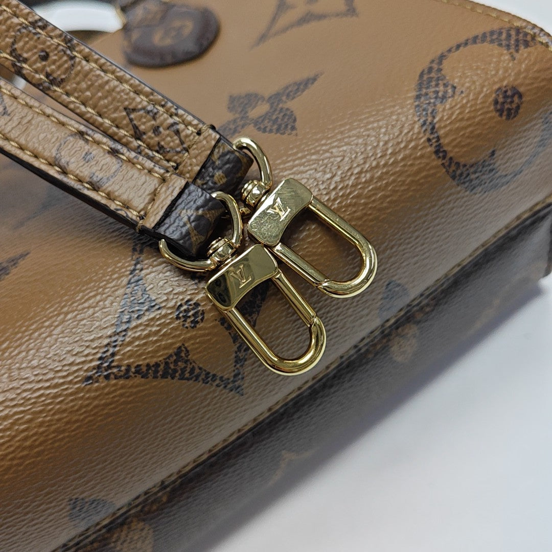 ONTHEGO BB Monogram Coated Canvas Brown