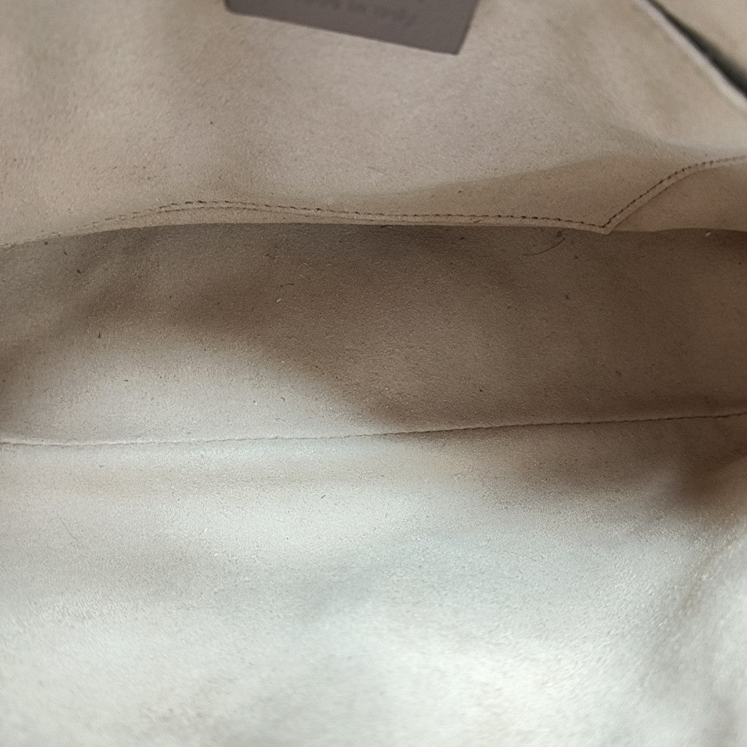 GG Marmont Small Quilted Calfskin Beige