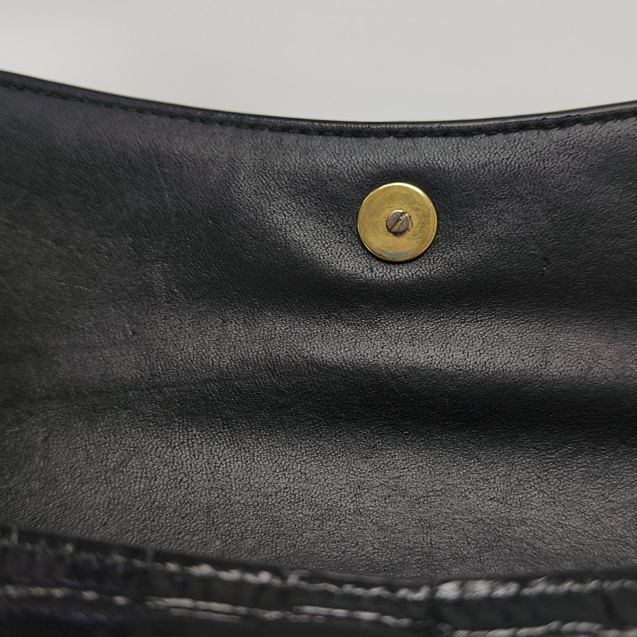 Calfskin Top Handle Bag Black