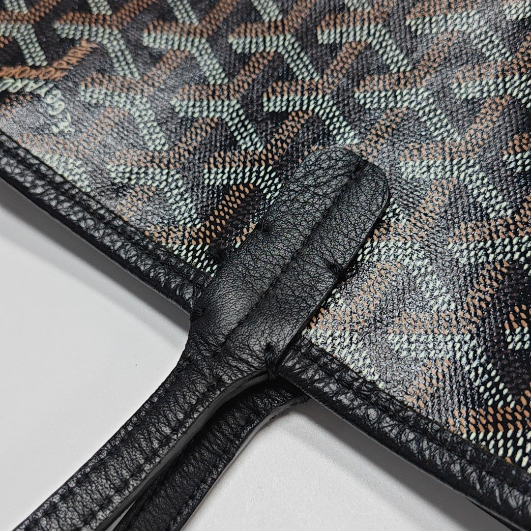 Anjou Mini Coated Canvas Black