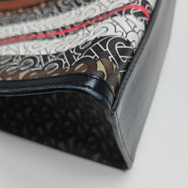 MONOGRAM Large Coated Canvas Brown