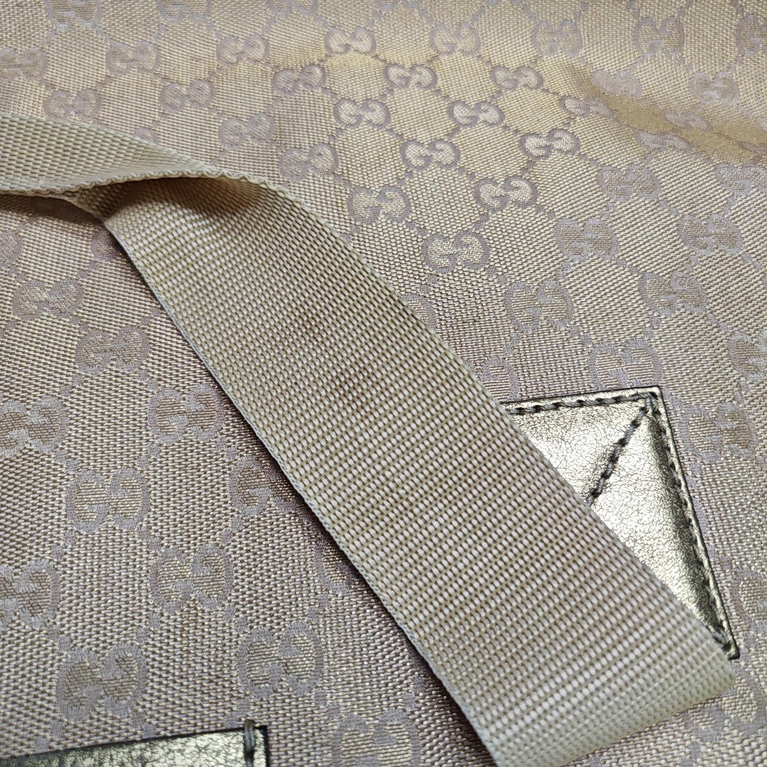GG Imprime Monogram Canvas Gold