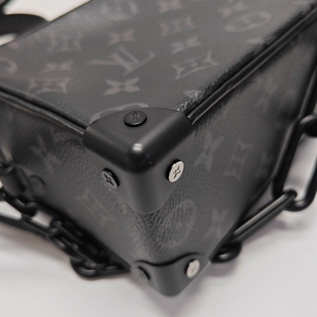 SOFT TRUNK Mini Monogram Coated Canvas Black