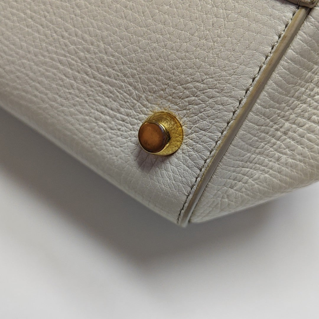 BV Angle Calfskin White