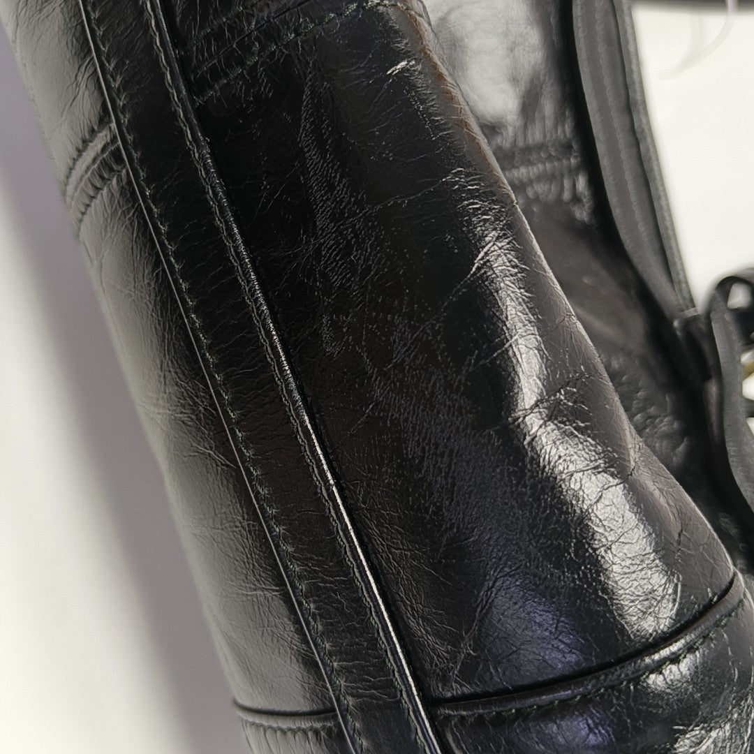 Bonnie Medium Calfskin Black