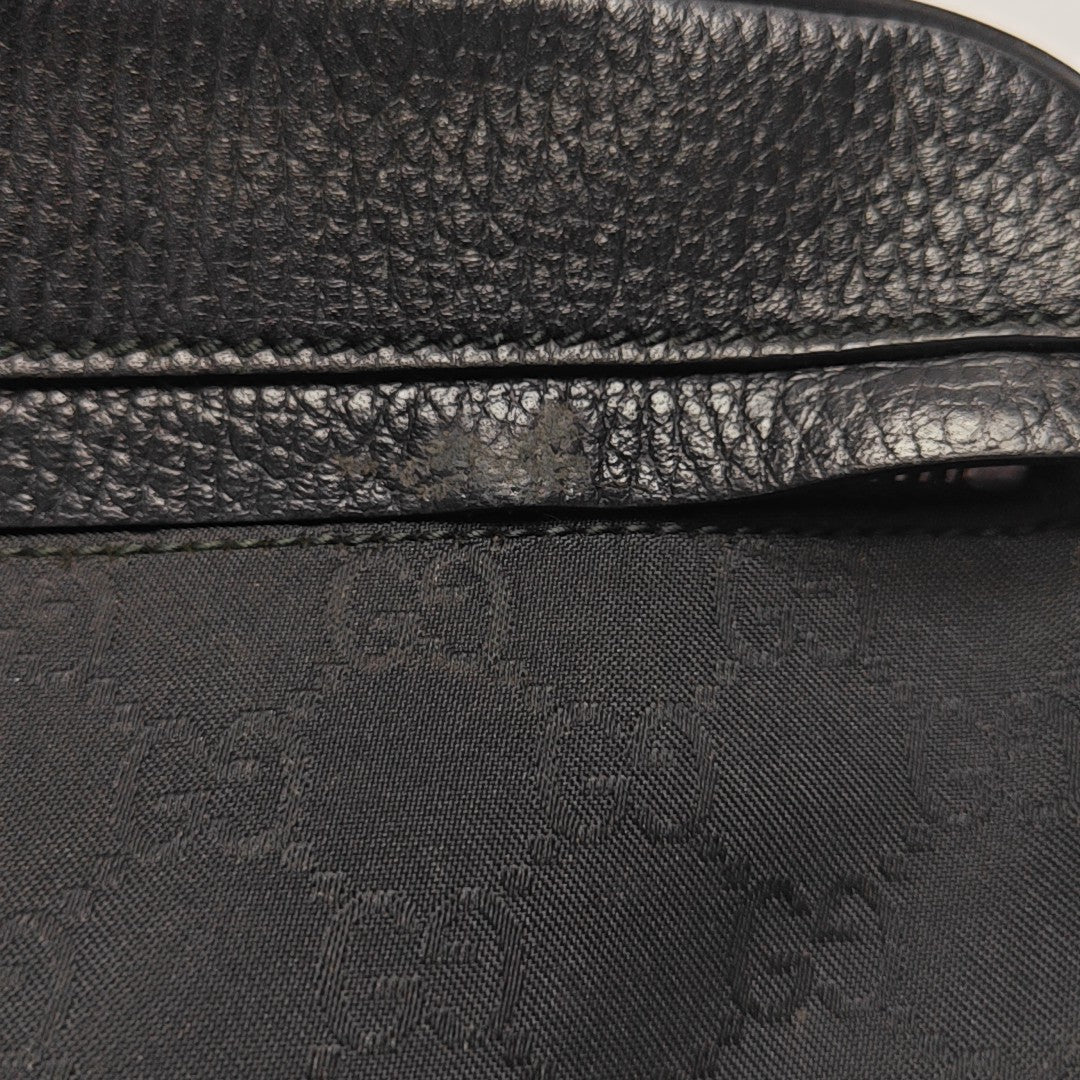 Monogram Canvas Belt Bag Black