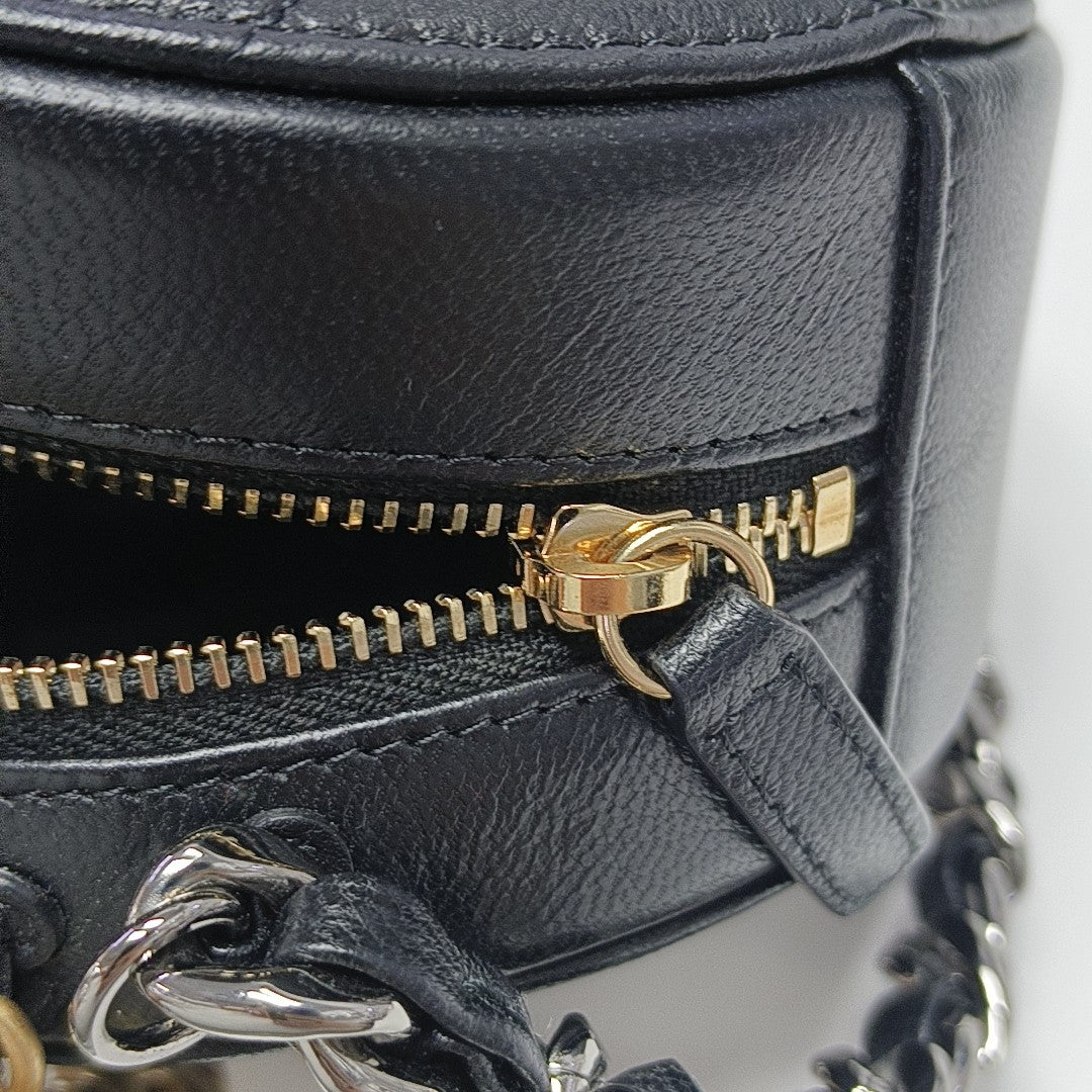 CHANEL 19 Small Quilted Lambskin Black