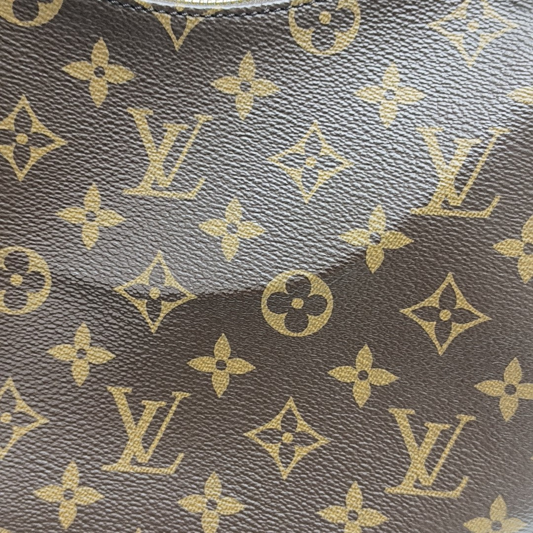 COOKIE BB Monogram Coated Canvas Brown