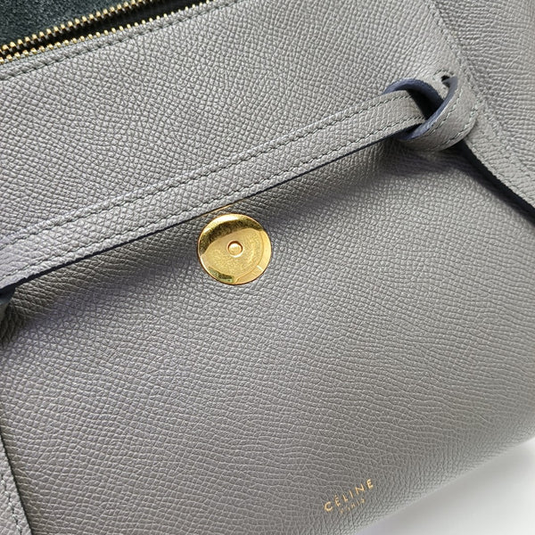 BELT Nano Calfskin Gray